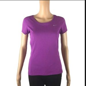 Purple Nike Running Shirt - Dri Fit - Size XS